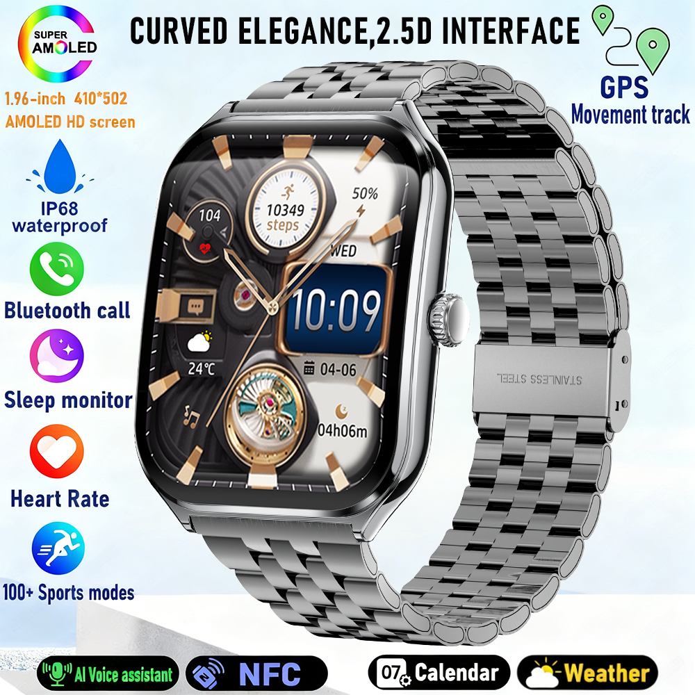 Compass Lensatic - New from DAORKOW Smartwatch 1.96'' Ultra-thin