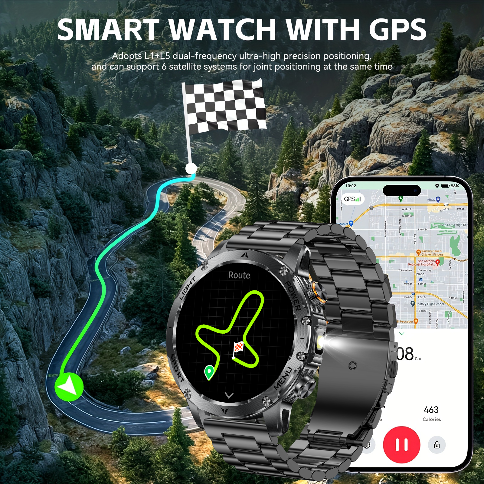 2025 New GPS Outdoor Sports Sm - Compass Lensatic avaliação e preço