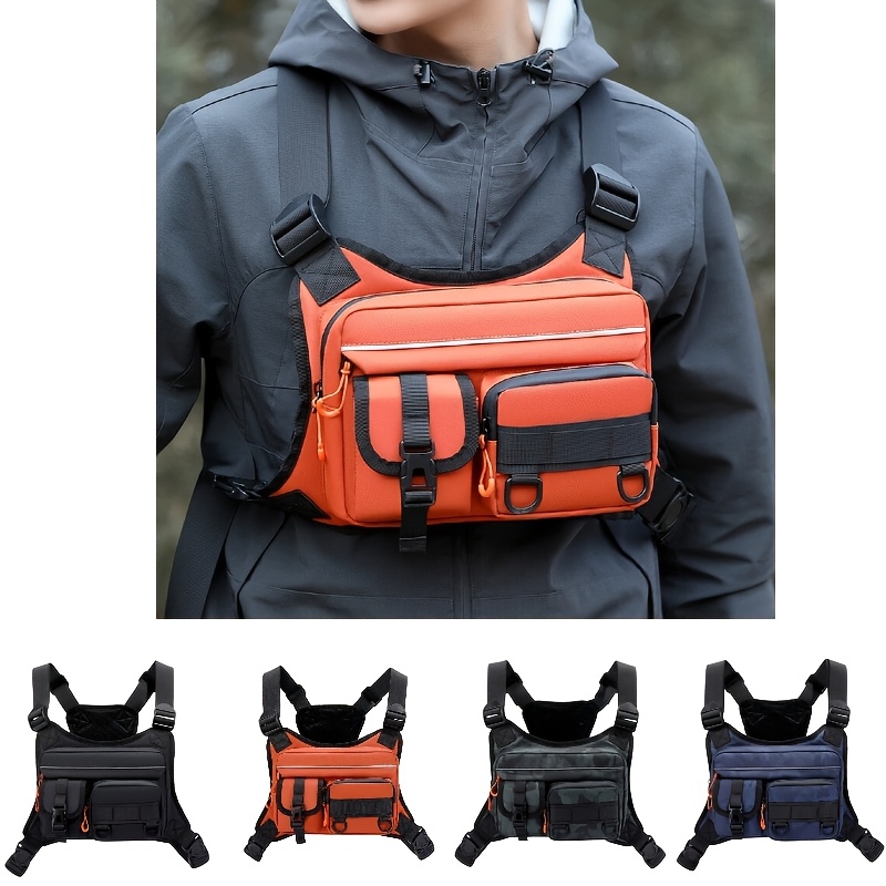 Men's Tactical Chest Bag, Runn - Fishing Kit Compact avaliação e preço