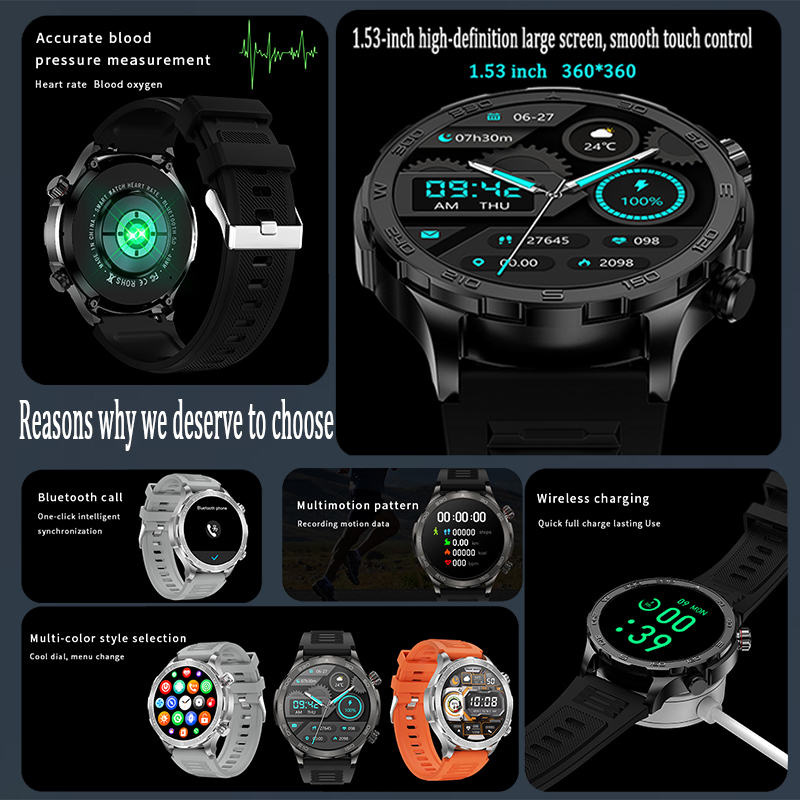 New GPS Track Smart Watch Men  - Compass Lensatic avaliação e preço