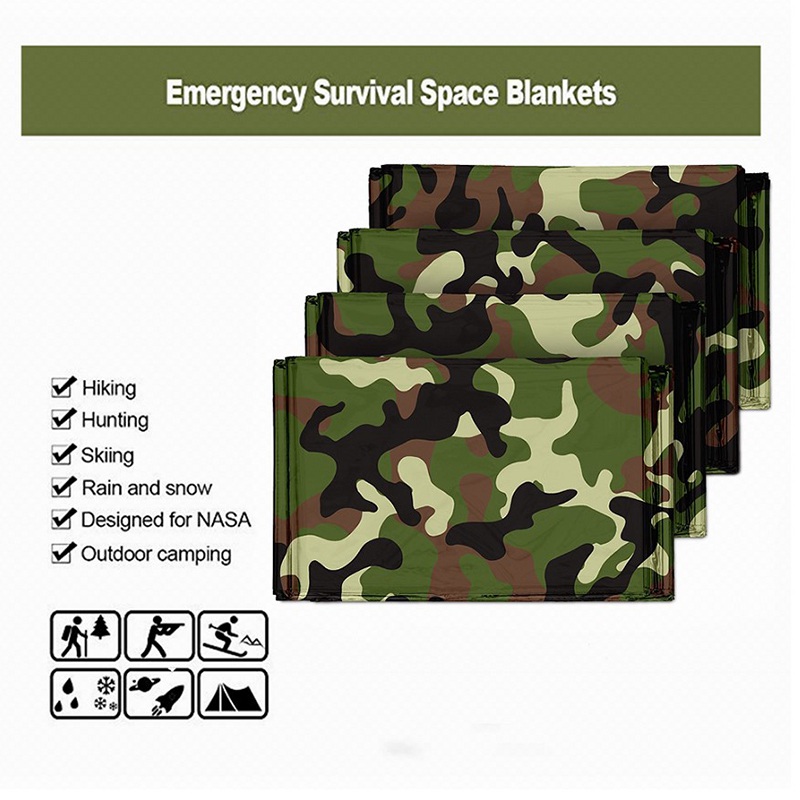 1pcs Emergency Thermal Blanket - Emergency Poncho Rain avaliação e preço