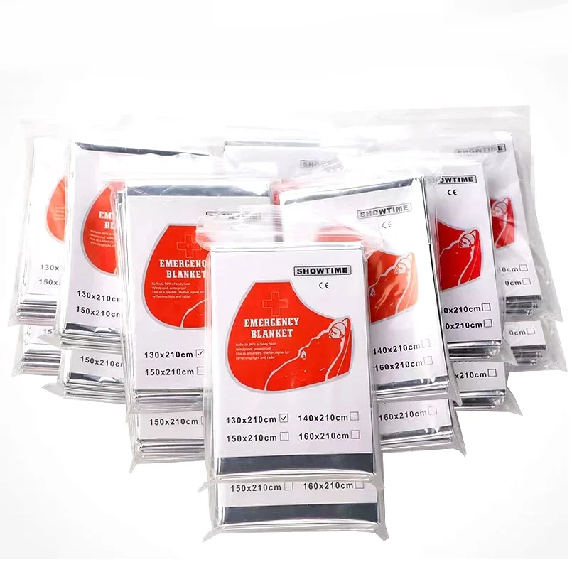 160*210cm 3 PCS Emergency Myra - Survival Blanket Reflective avaliação e preço