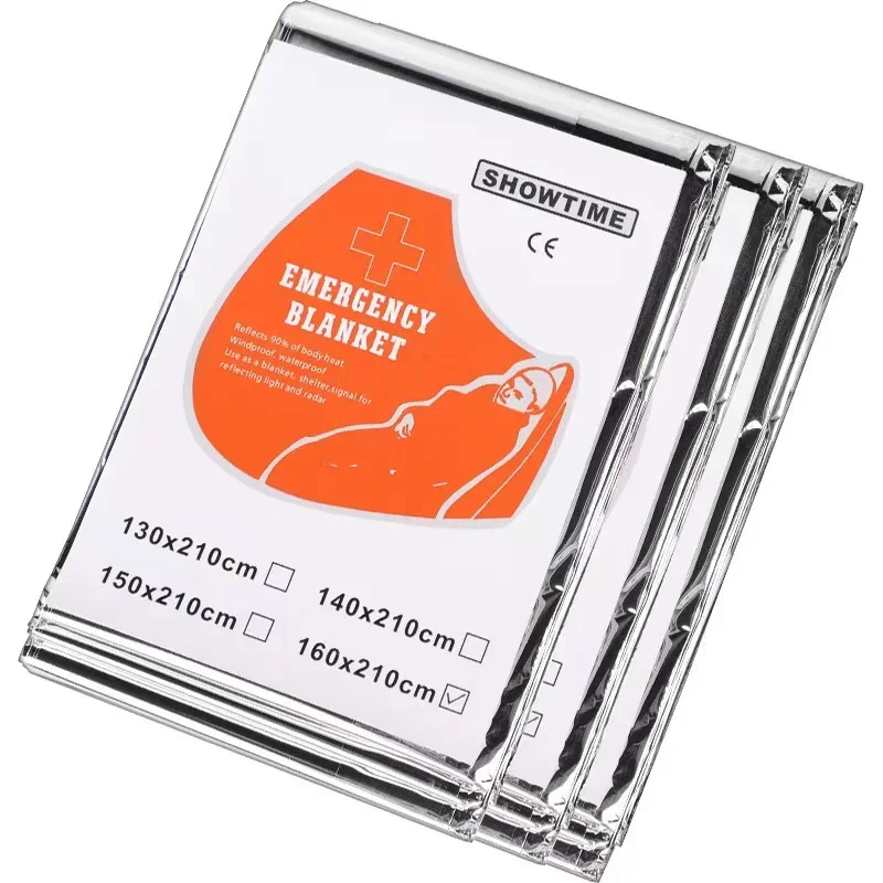 160*210cm 3 PCS Emergency Myra - Survival Blanket Reflective avaliação e preço