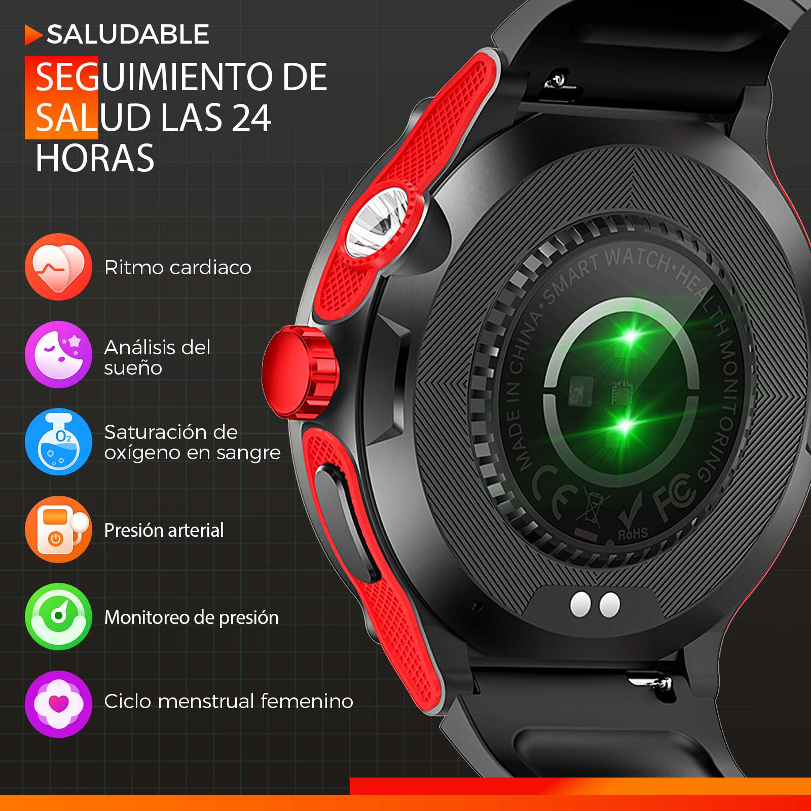 EIGIIS Smart Watch 3ATM Waterp - Compass Lensatic avaliação e preço