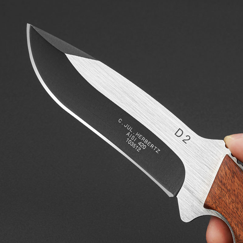 1PC Stainless Steel Kitchen Kn - Bushcraft Knife Fixed avaliação e preço