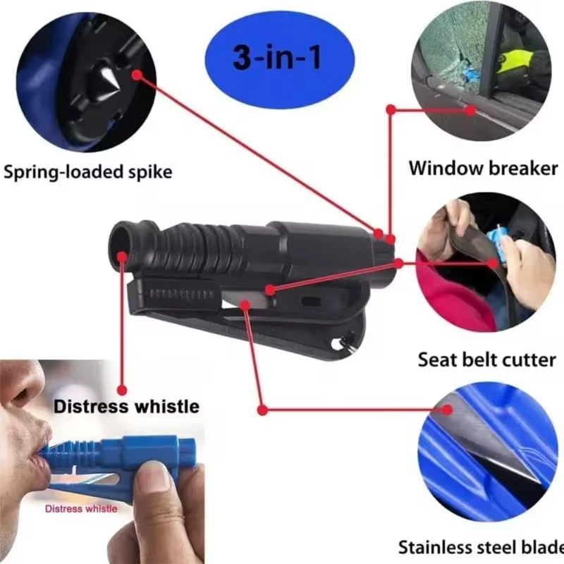 Compact 3-in-1 Safety Hammer A - Rescue Rope Throw avaliação e preço