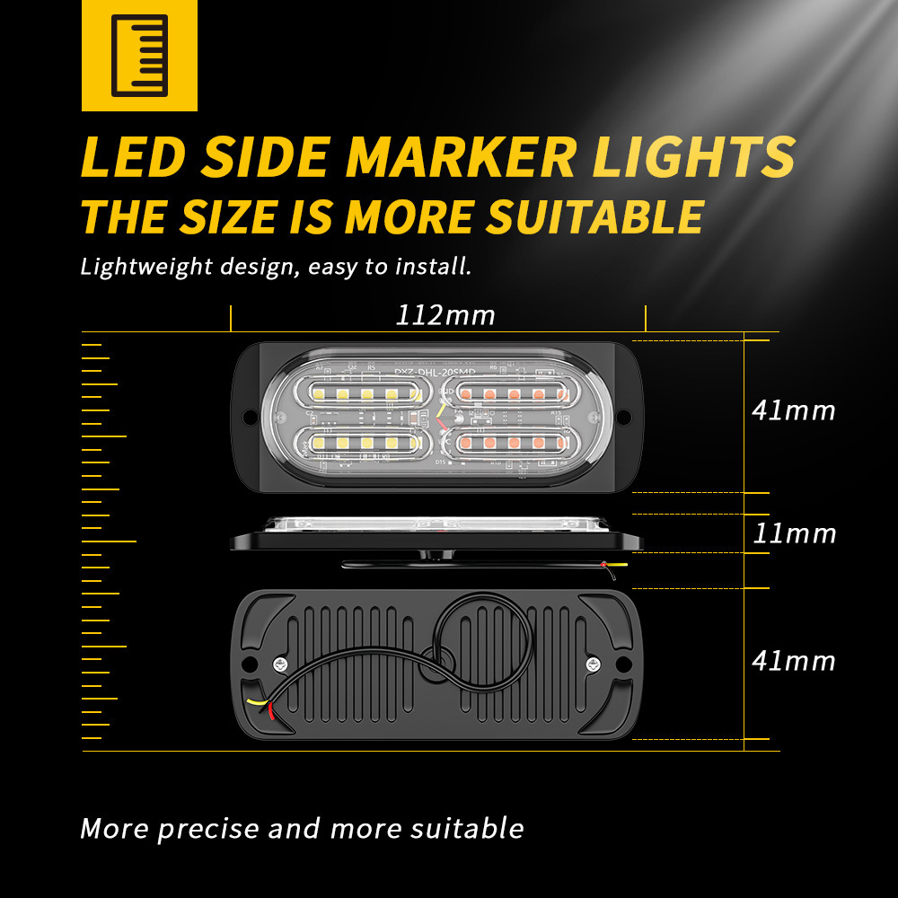 1pcs Led Strobe Warning Light  - Sos Light Strobe avaliação e preço