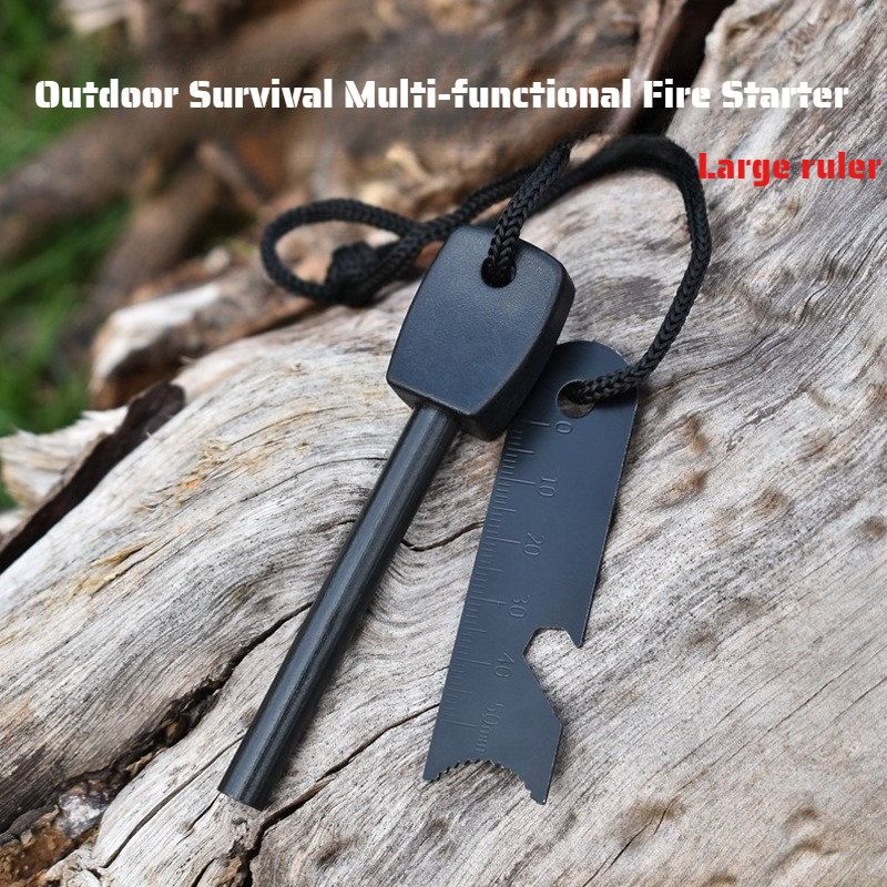 Multi-Function Wooden Handle M - Magnesium Fire Starter avaliação e preço