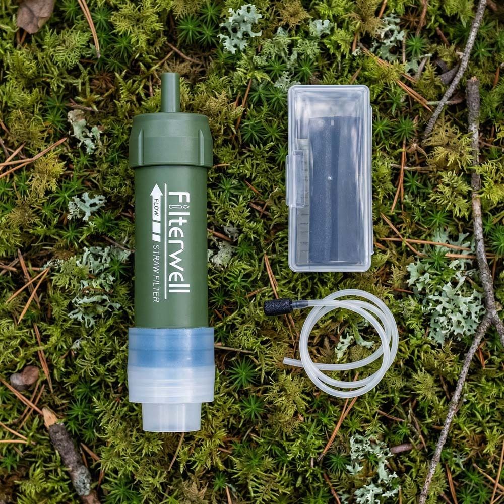 Mini Mini Water Filter Straw P - Water Purification Straw avaliação e preço