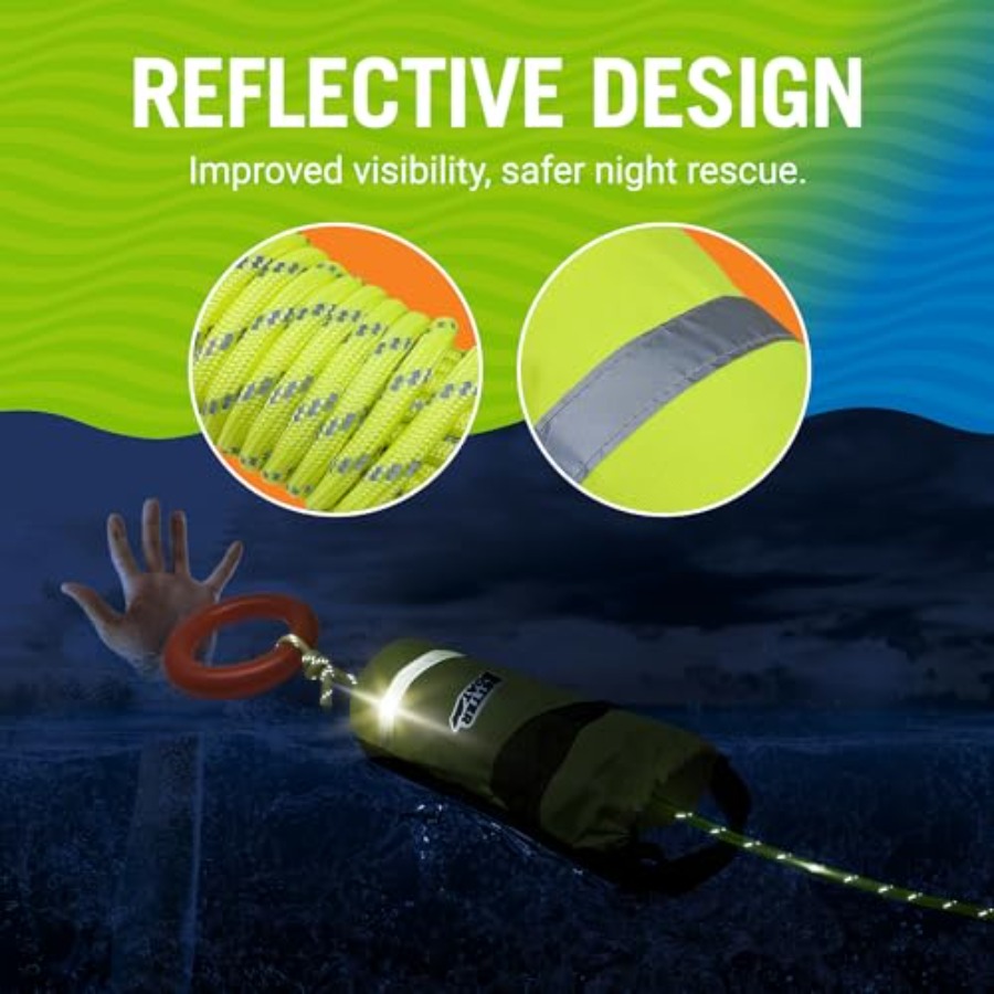 Water Throw Bag for Rescue Rop - Rescue Rope Throw avaliação e preço