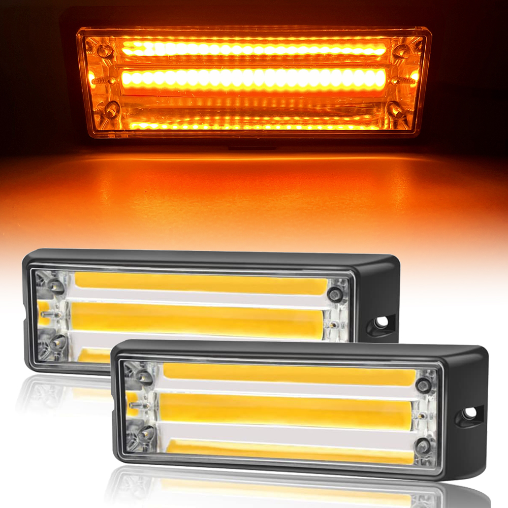 2pcs COB LED Warning Light Eme - Sos Light Strobe avaliação e preço