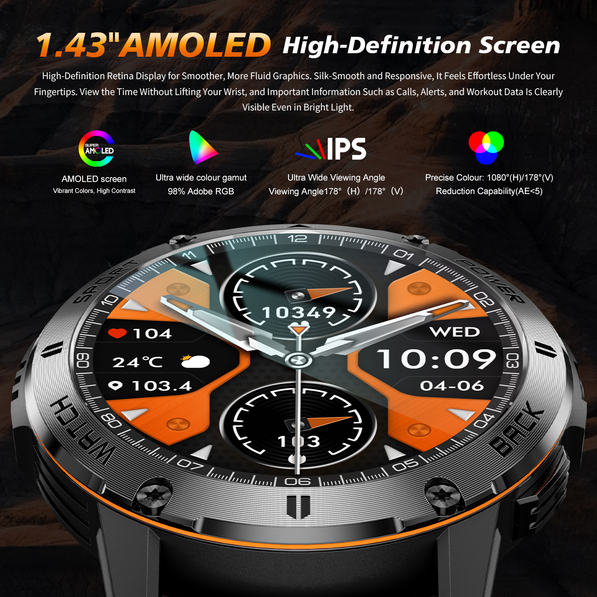 DAORKOW 2026New Smart Watch Wi - Compass Lensatic avaliação e preço