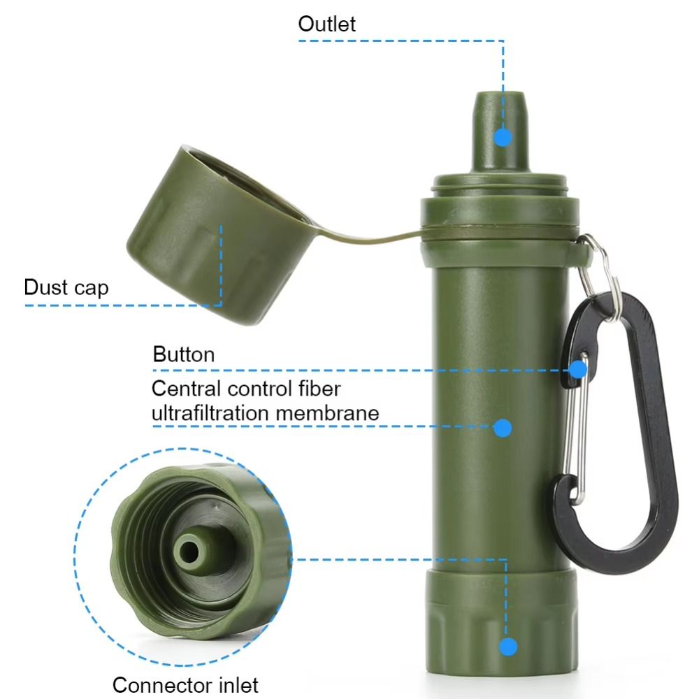 Mini Mini Water Filter Straw S - Water Purification Straw avaliação e preço