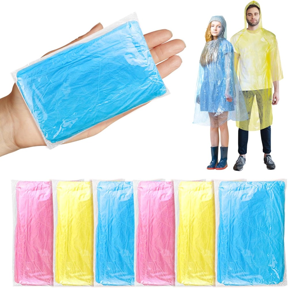 twoworld 30 Pcs Disposable Rai - Emergency Poncho Rain avaliação e preço