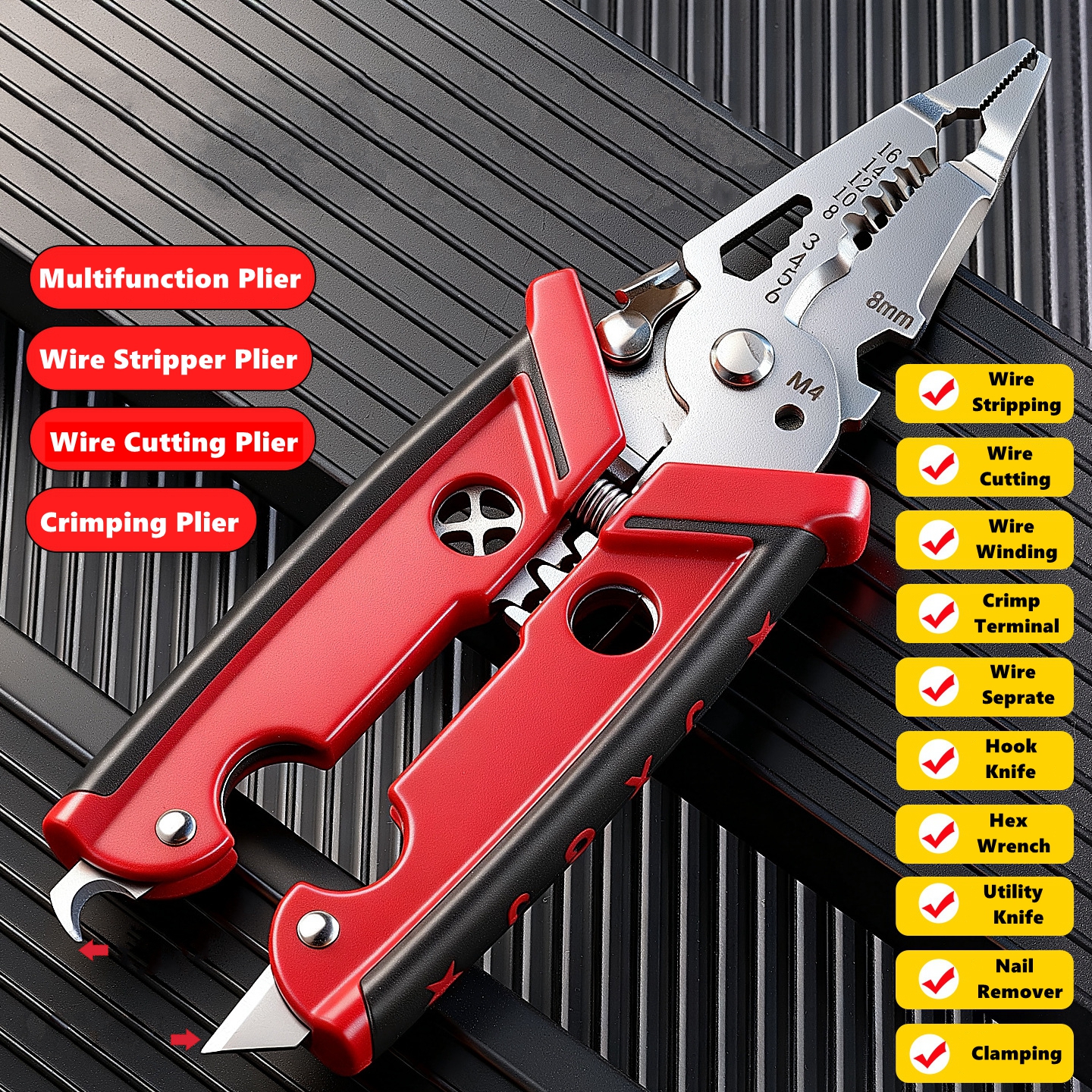 18 in 1 Electrician Pliers Mul - Multi Tool Plier avaliação e preço
