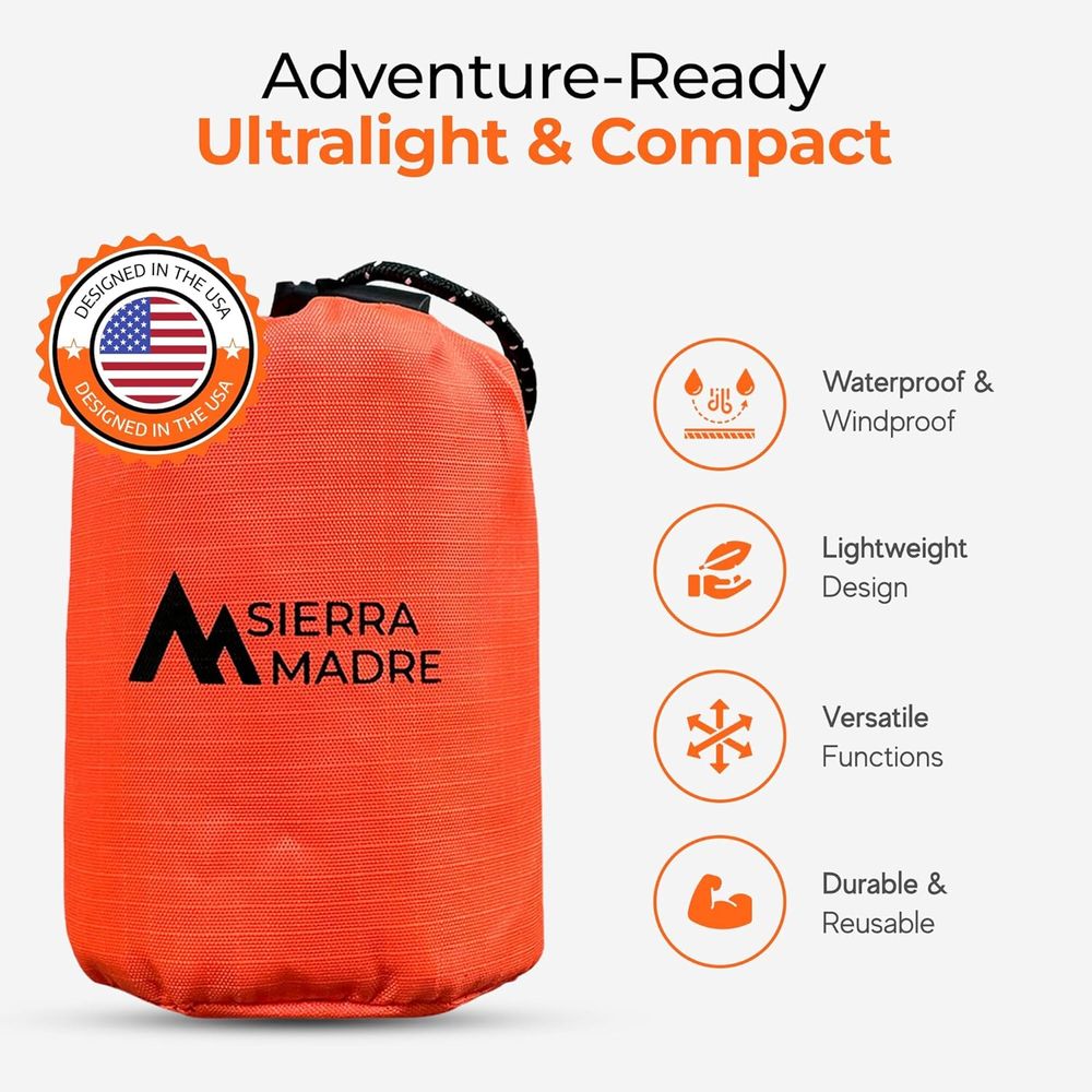 Ultralight Waterproof Mylar Bi - Bivy Bag Emergency avaliação e preço