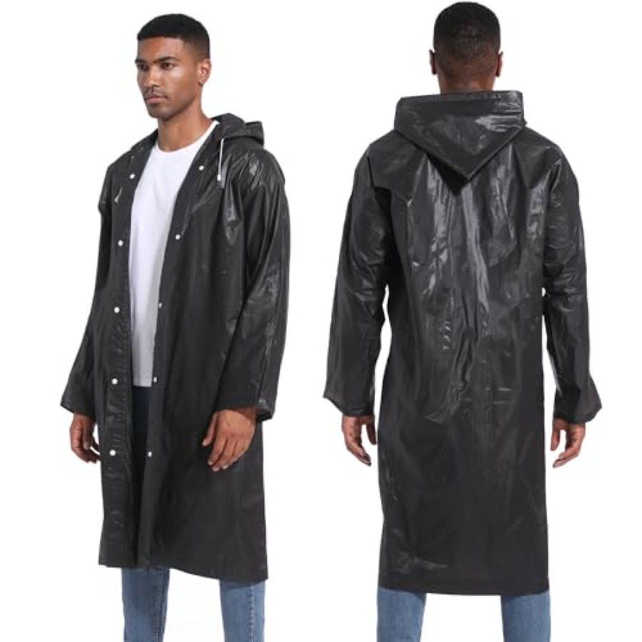 Rain Ponchos for Adults Rainco - Emergency Poncho Rain avaliação e preço