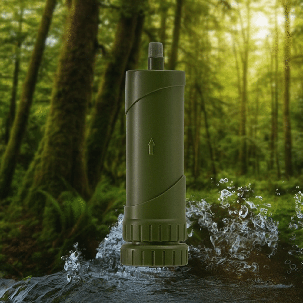 ABS Outdoor Mini Water Filter  - Water Purification Straw avaliação e preço