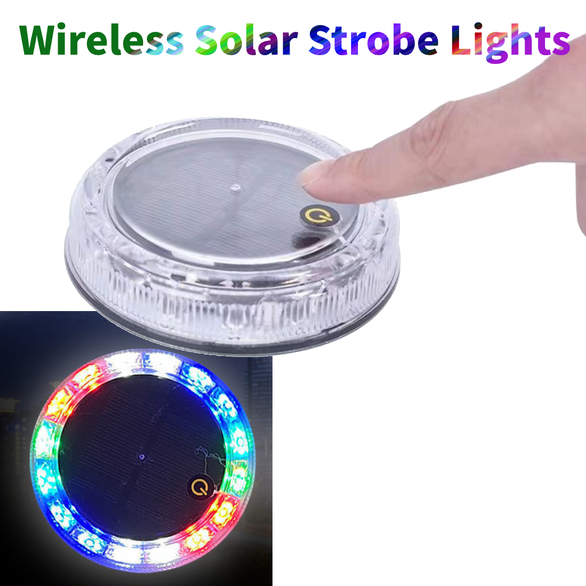 1/2x Car Wireless Strobe Touch - Sos Light Strobe avaliação e preço
