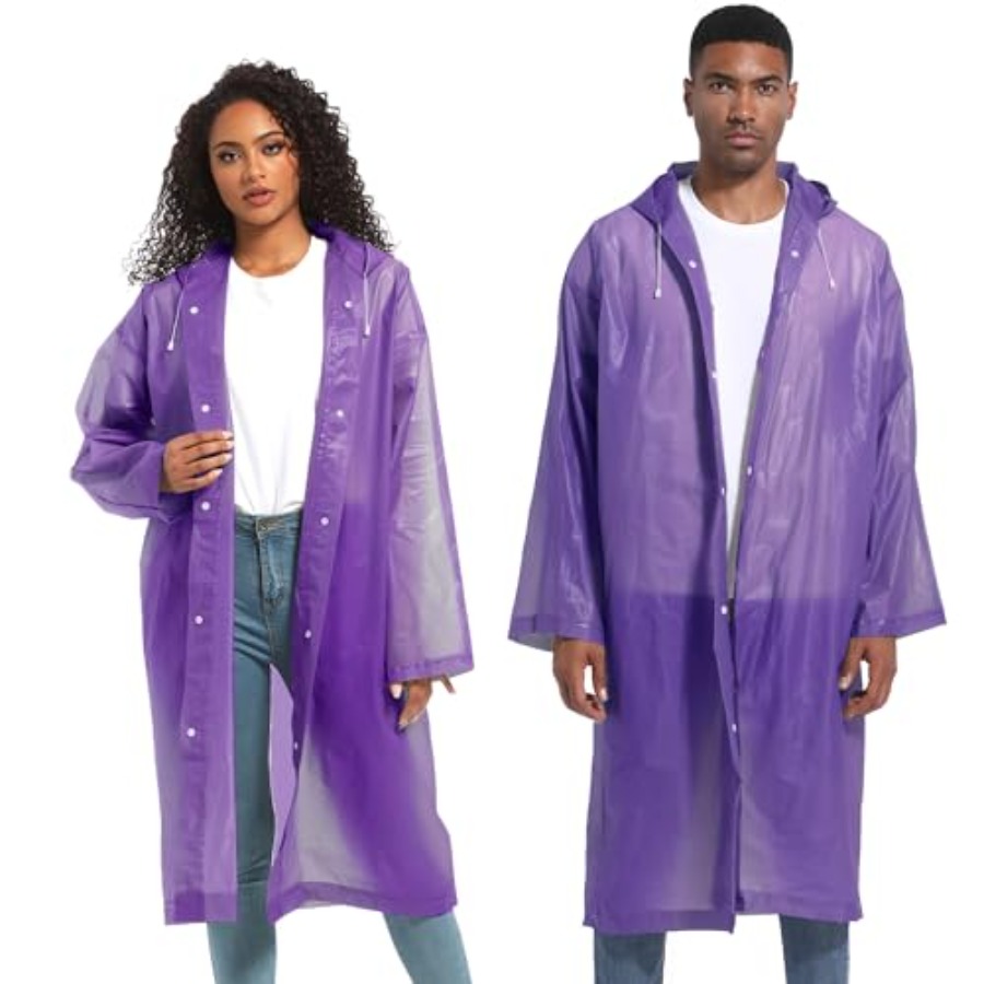 Rain Ponchos for Adults Rainco - Emergency Poncho Rain avaliação e preço