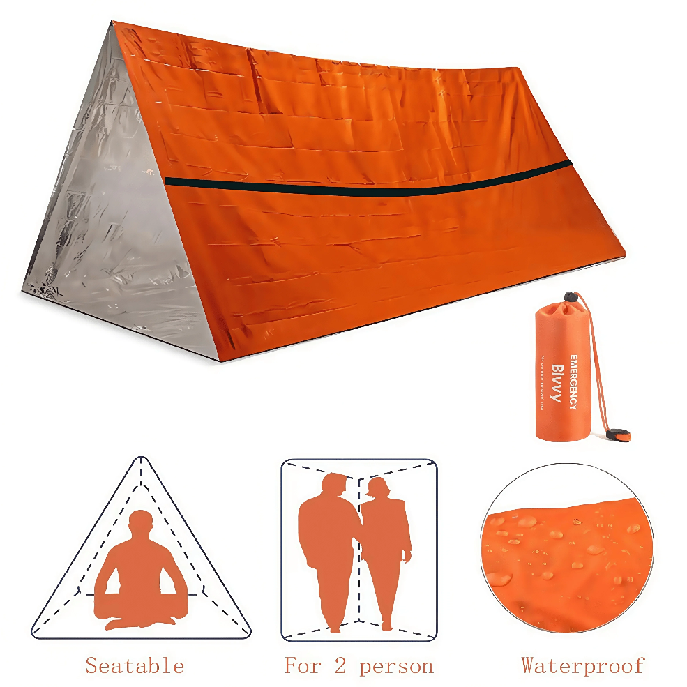 2-Person Emergency Survival Sh - Emergency Mylar Tent avaliação e preço