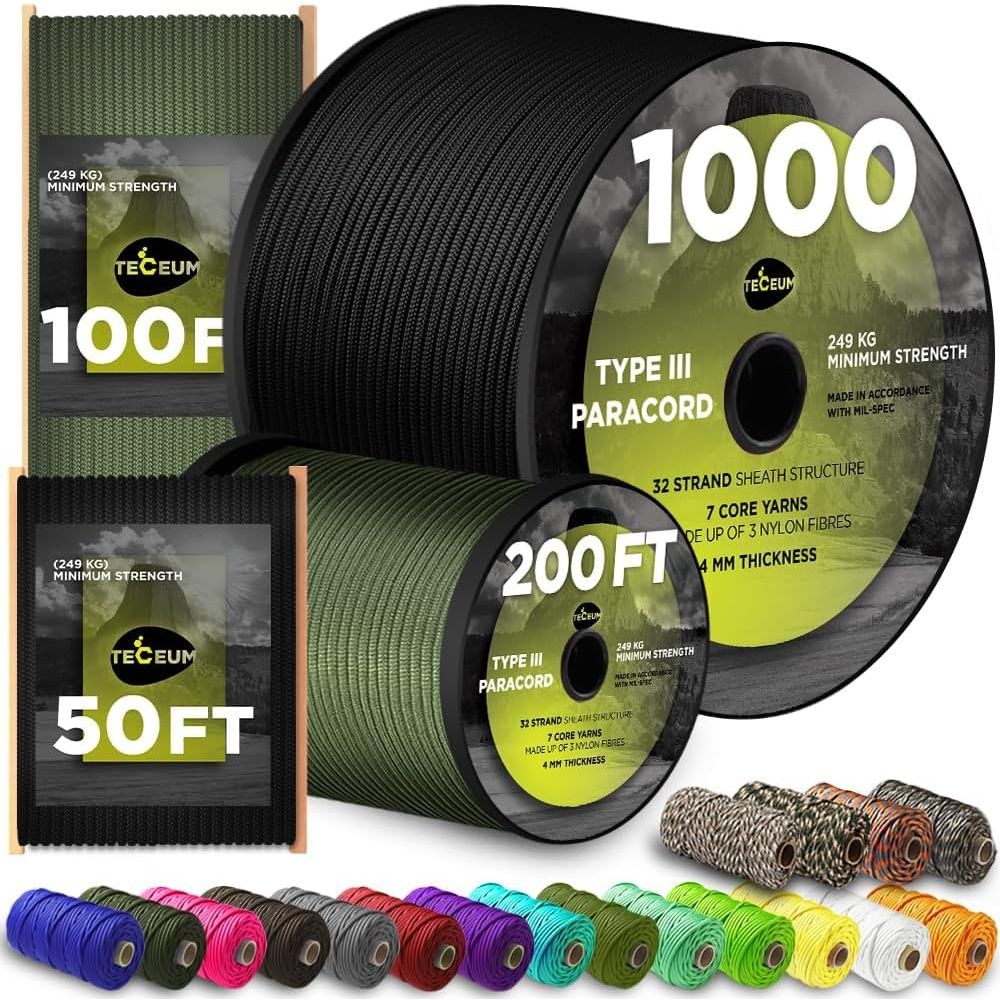 5/32 1000ft Paracord Rope - 20 - Para Cord 1000Ft avaliação e preço