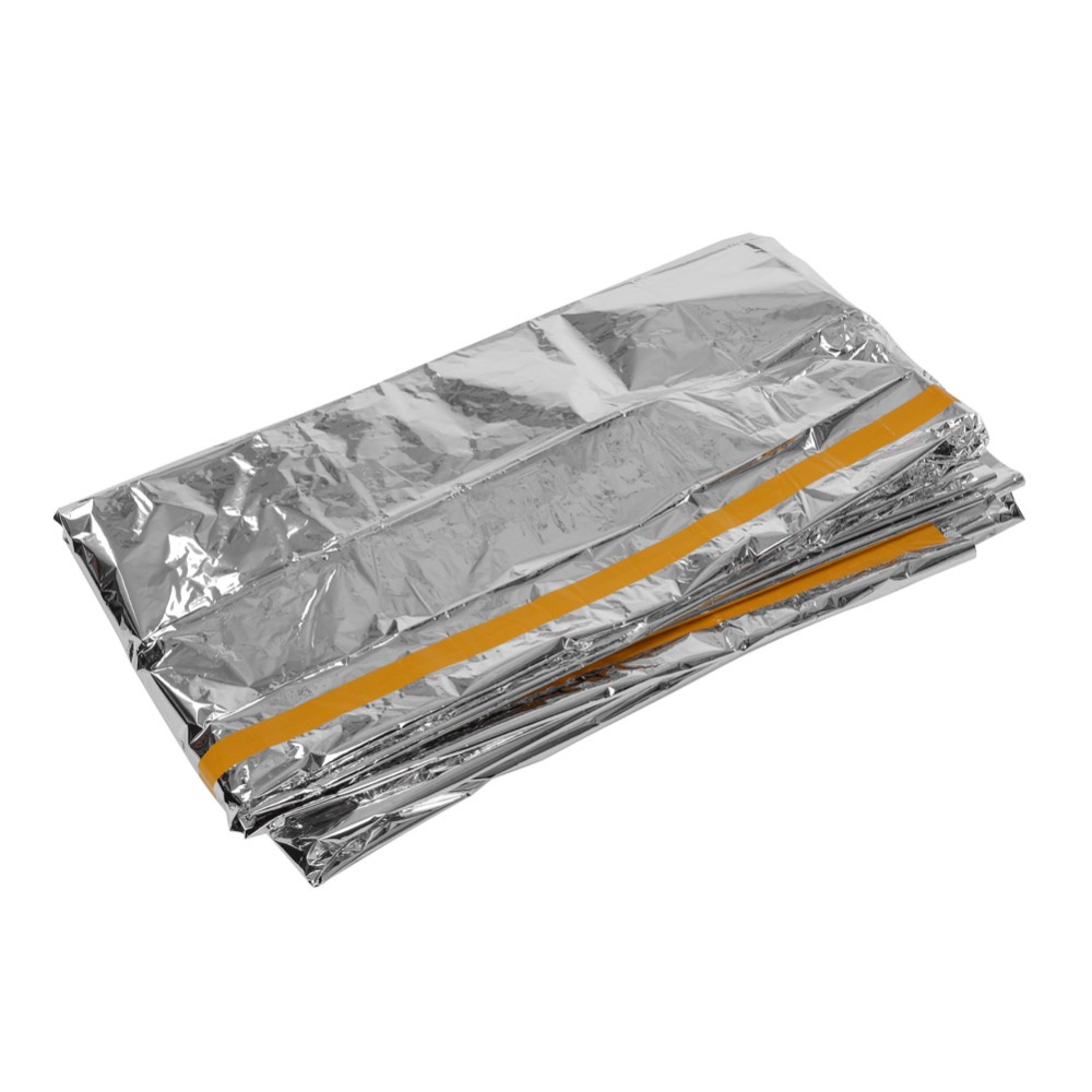 2 Pcs Durable Reflective Emerg - Survival Blanket Reflective avaliação e preço