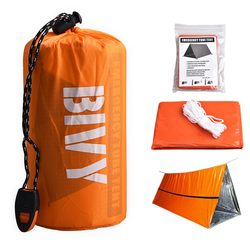 2 Person Emergency Shelter Biv - Emergency Mylar Tent avaliação e preço