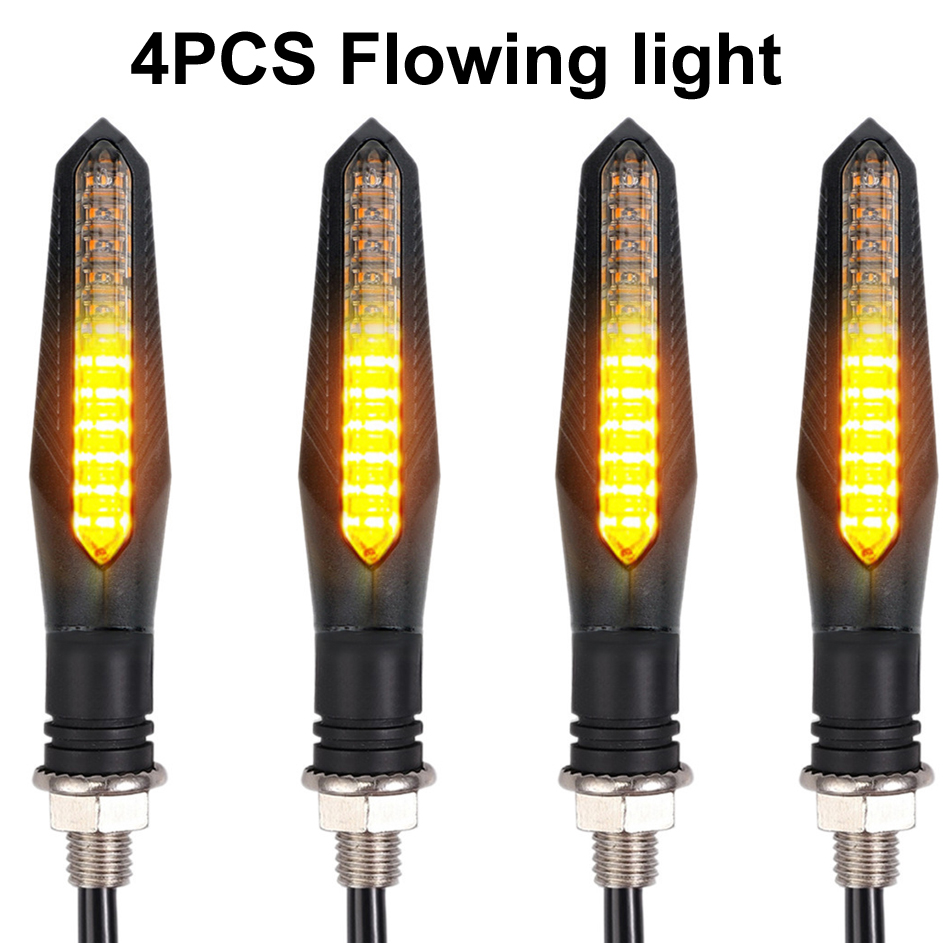 4PCS 12V Motorcycle LED Turn S - Sos Light Strobe avaliação e preço