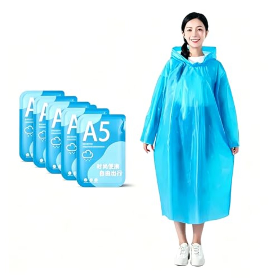 Disposable Rain Ponchos Emerge - Emergency Poncho Rain avaliação e preço
