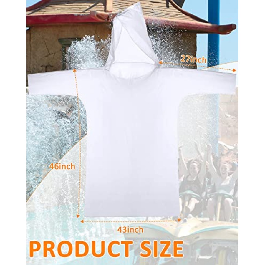 120 Pack Disposable Rain Ponch - Emergency Poncho Rain avaliação e preço