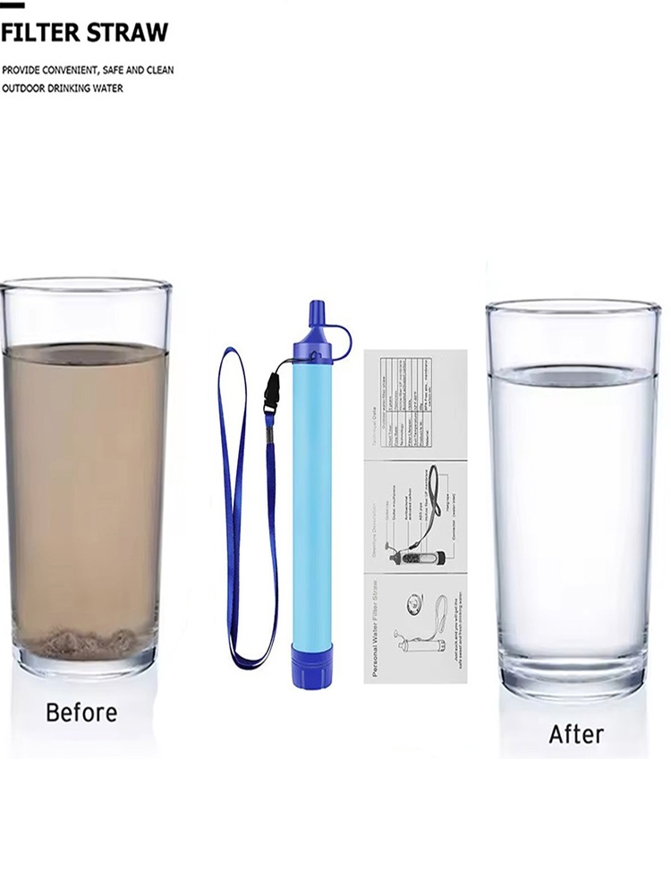 Portable Water Filter Straw, P - Water Purification Straw avaliação e preço