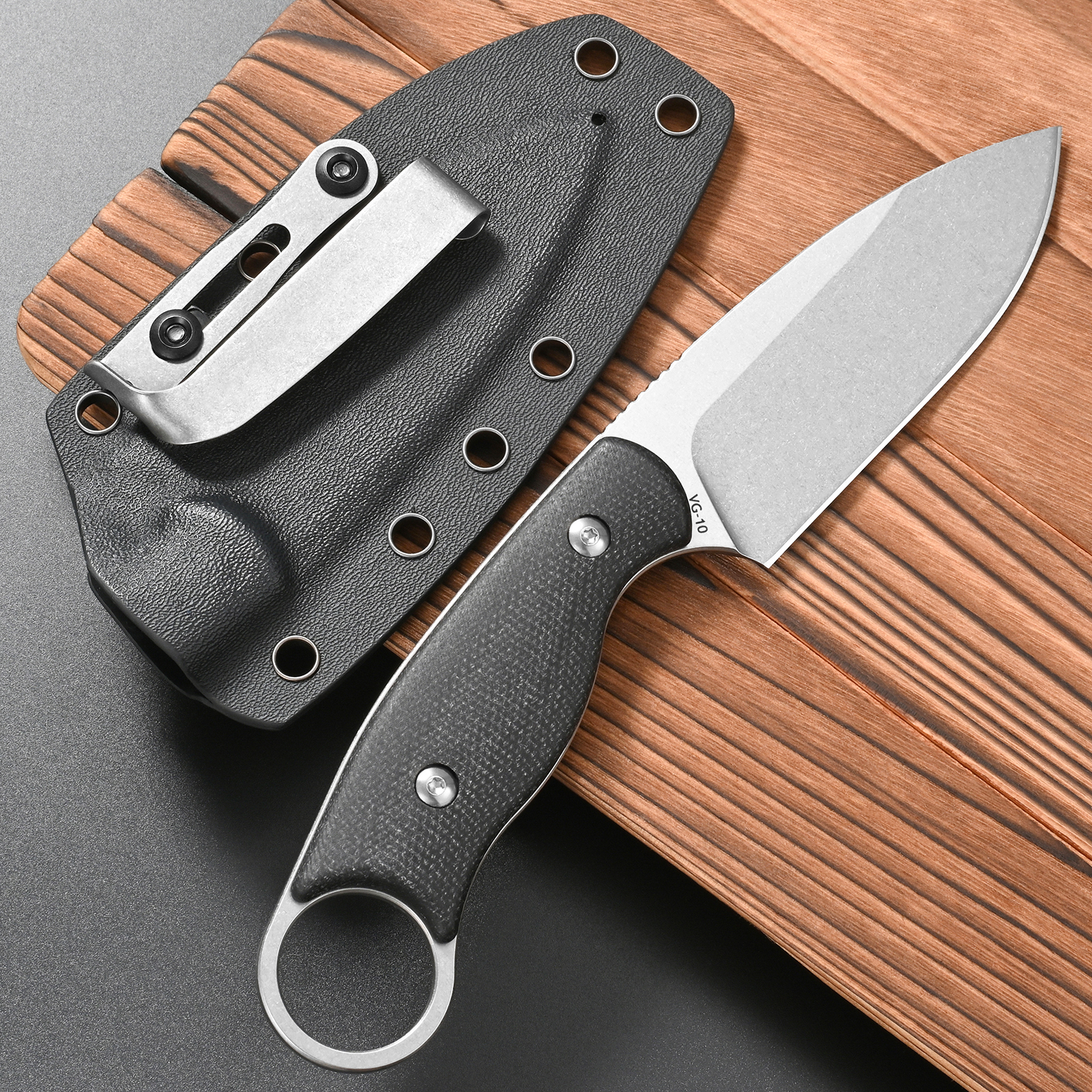 FF116 Fixed Blade Knife VG10 S - Bushcraft Knife Fixed avaliação e preço