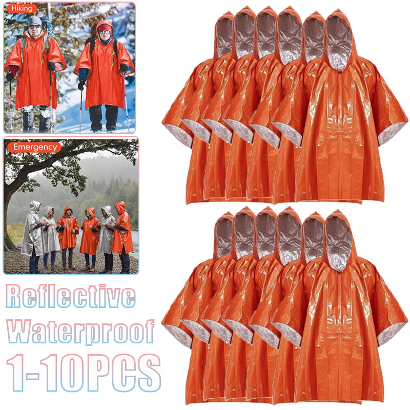 1-10PCS Compact Thermal Emerge - Survival Blanket Reflective avaliação e preço