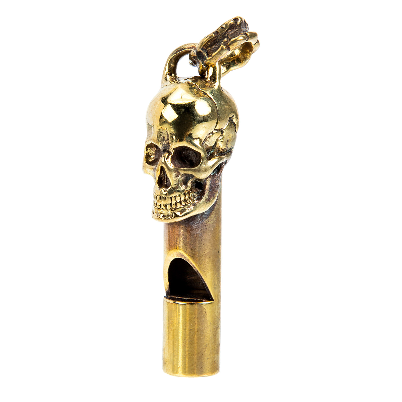 Creative Skull Head Copper Whi - Emergency Whistle Loud avaliação e preço