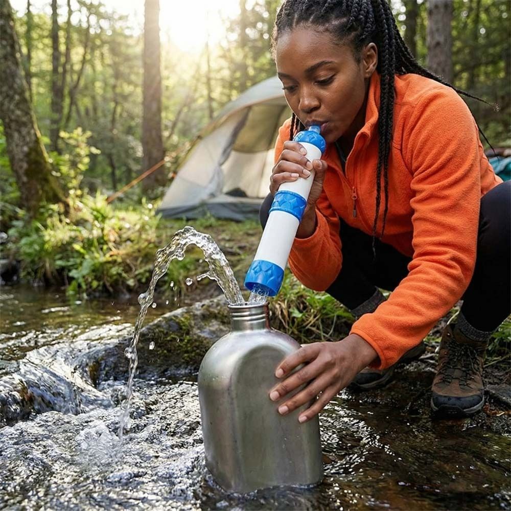Mini Mini Water Filter Straw S - Water Purification Straw avaliação e preço