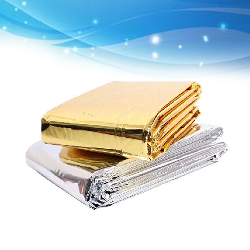 Emergency Blanket Silver Golde - Survival Blanket Reflective avaliação e preço