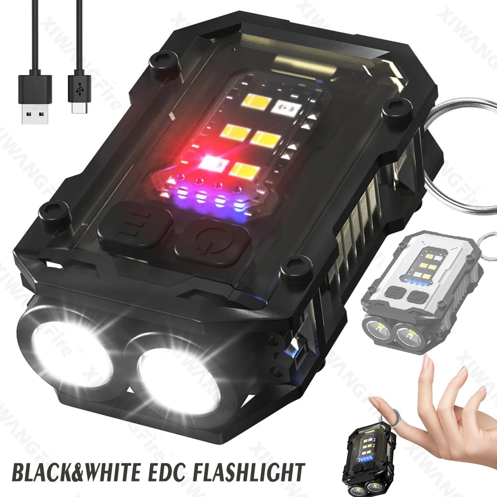 Mini COB Keychain Flashlight,C - Fishing Kit Compact avaliação e preço