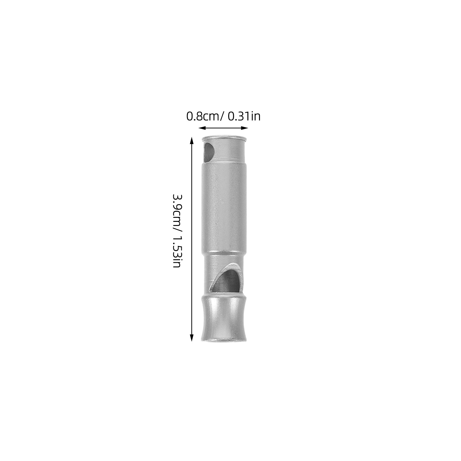 2Pcs Survival Whistle Stainles - Emergency Whistle Loud avaliação e preço