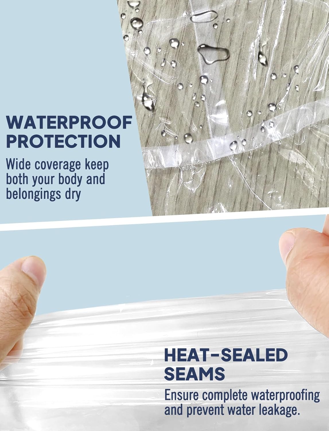 Disposable Rain Poncho for Adu - Emergency Poncho Rain avaliação e preço