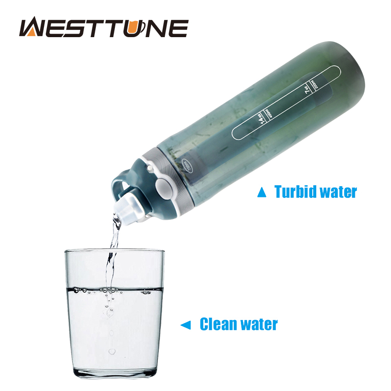 750ML Outdoor Water Filter Str - Water Purification Straw avaliação e preço