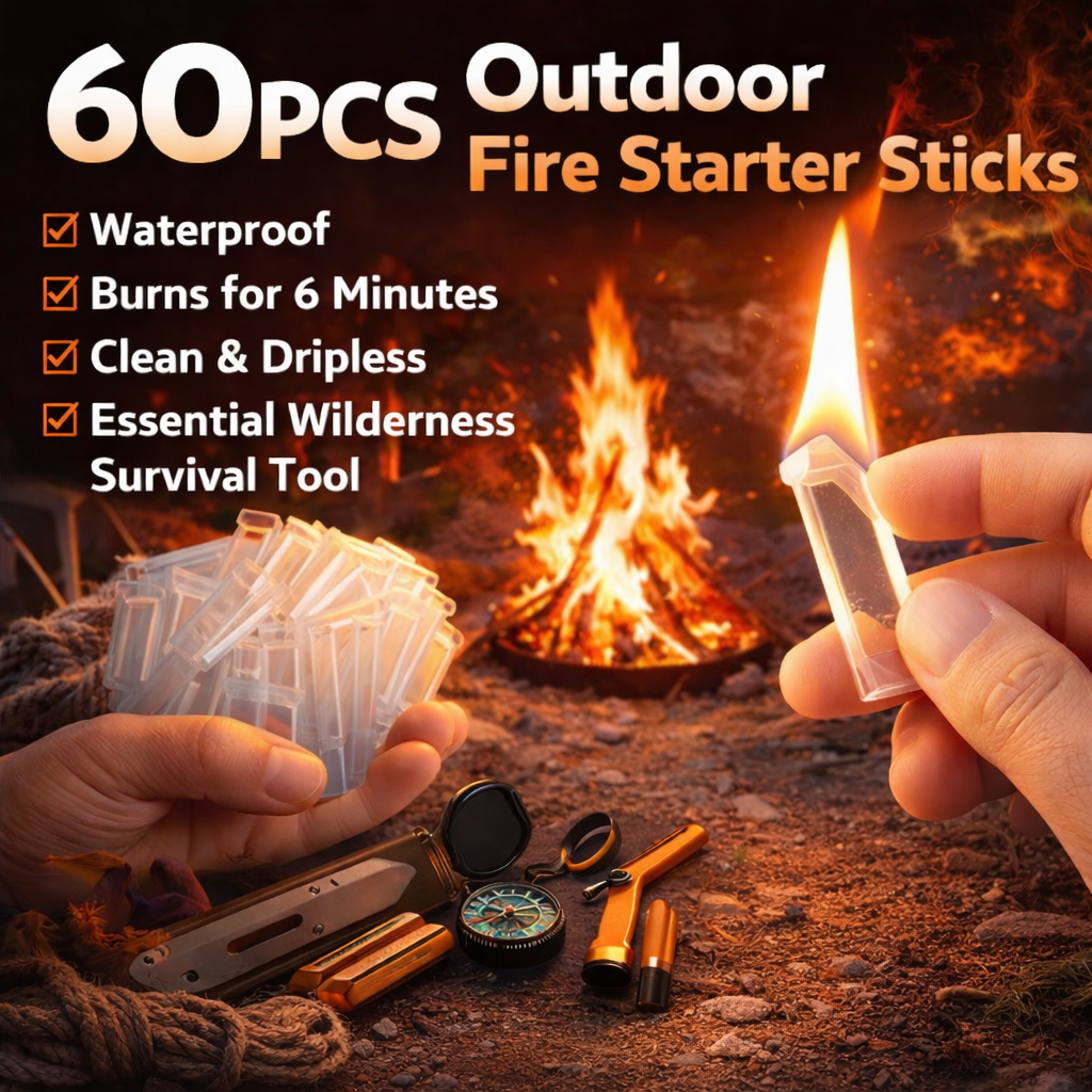 60PCS Waterproof Fire Starter  - Fire Starting Kit avaliação e preço