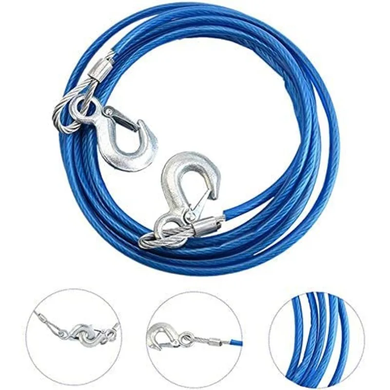Car Towing Rope 3-7 Tons Steel - Rescue Rope Throw avaliação e preço