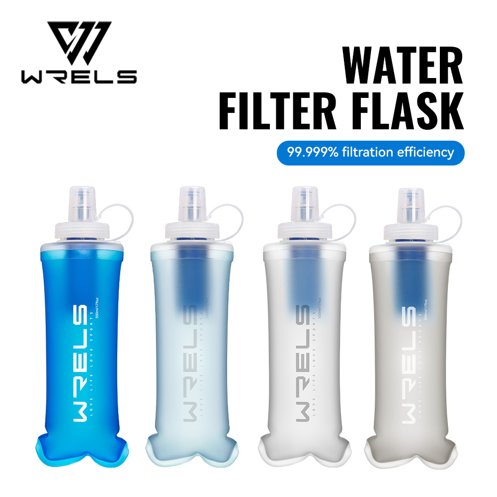WRELS Water Filter Bottle Coll - Water Bag Collapsible avaliação e preço