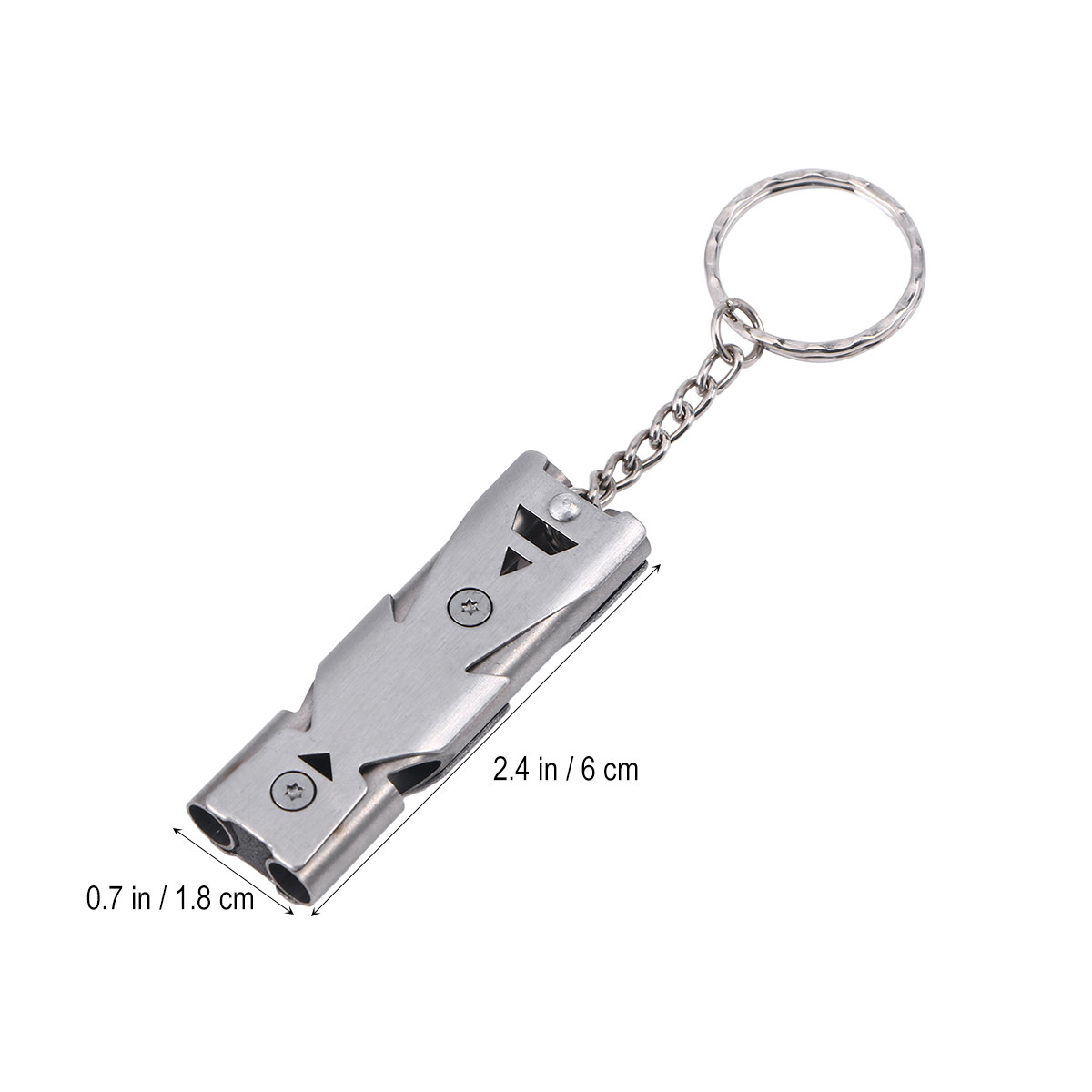 1Pcs Double Tube Survival Whis - Emergency Whistle Loud avaliação e preço