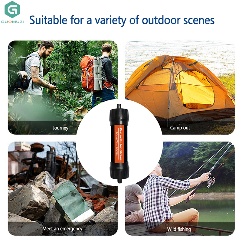 Outdoor Mini Water Filter Stra - Water Purification Straw avaliação e preço