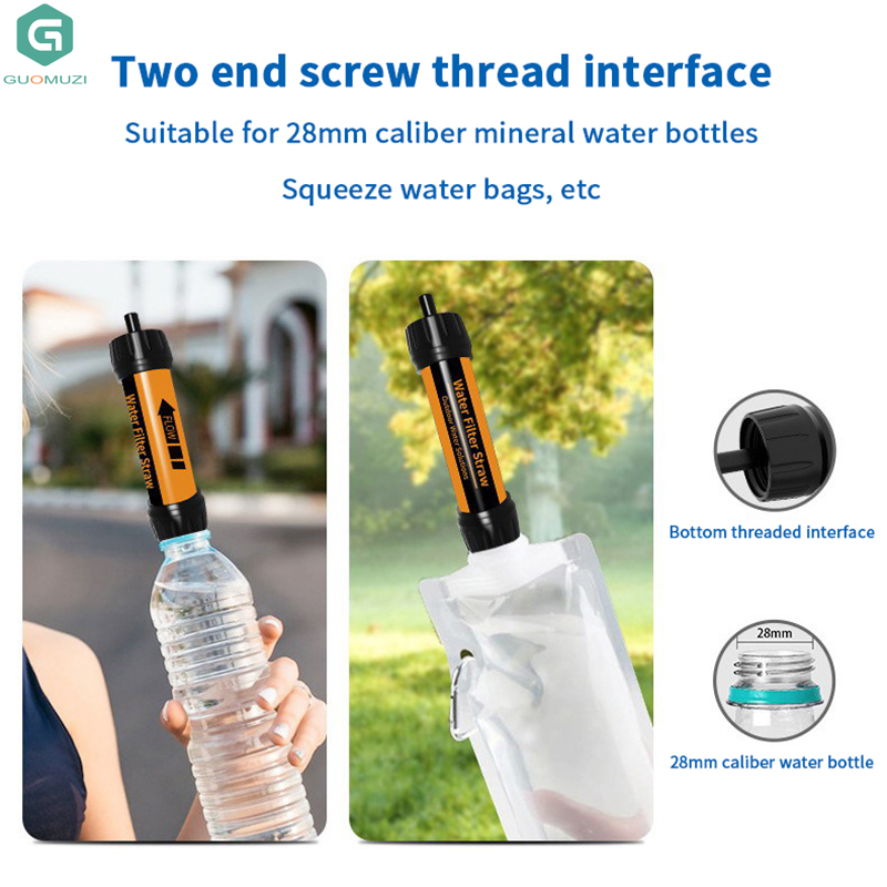Outdoor Mini Water Filter Stra - Water Purification Straw avaliação e preço