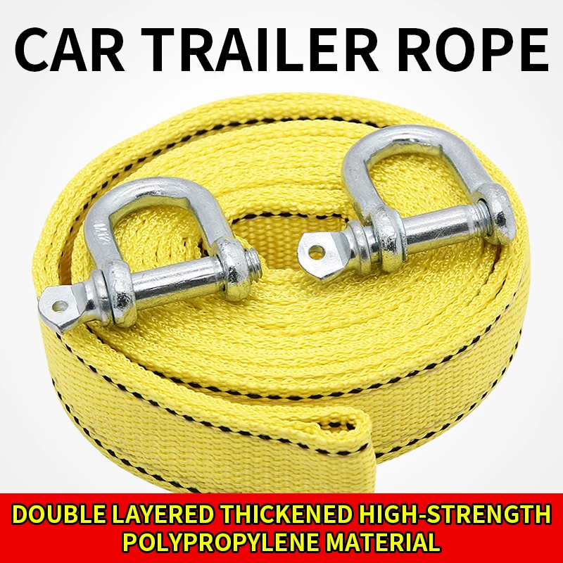 Car Trailer Rope Off Road Pull - Rescue Rope Throw avaliação e preço