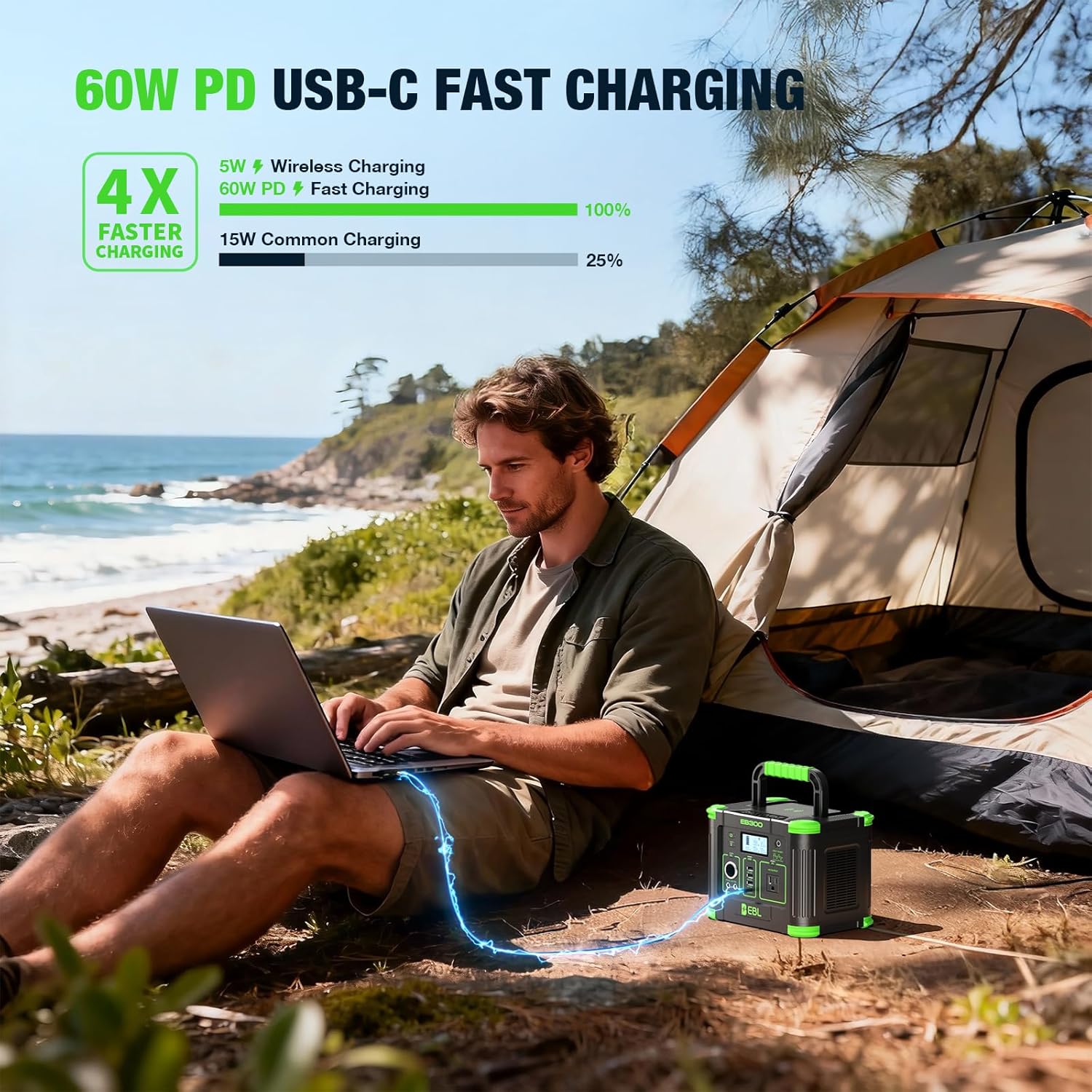 330W Portable Power Station 28 - Solar Emergency Charger avaliação e preço
